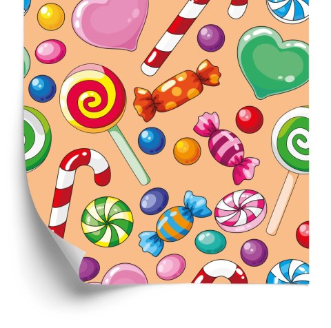 Tapeta Kolorowe Słodycze