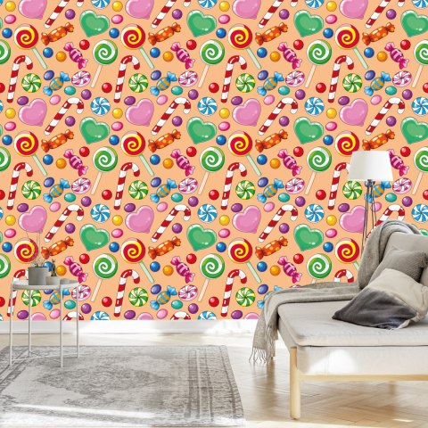 Tapeta Kolorowe Słodycze
