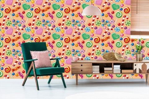 Tapeta Kolorowe Słodycze