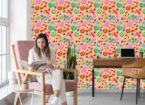 Tapeta Kolorowe Słodycze