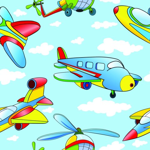 Tapeta Kolorowe Zabawkowe Samoloty
