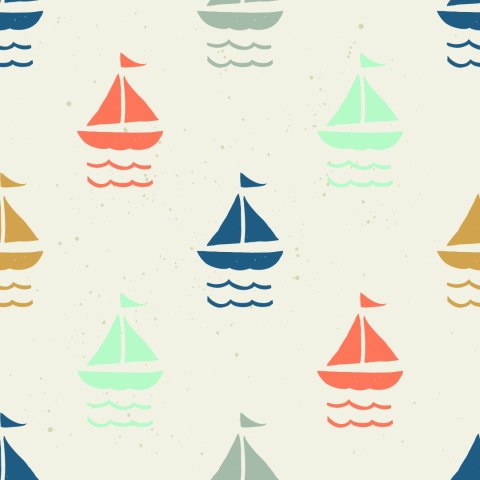 Tapeta Kolorowe Żaglówki