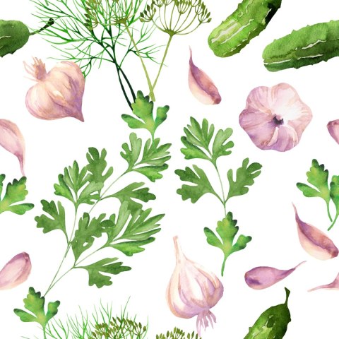 Tapeta Ogórki Z Czosnkiem