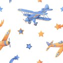 Tapeta Samoloty Vintage Z Gwiazdkami