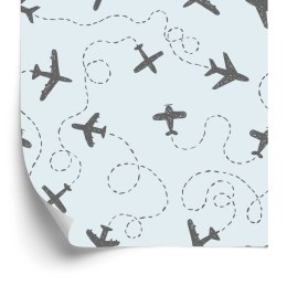 Tapeta Samoloty Ze Wzorkami