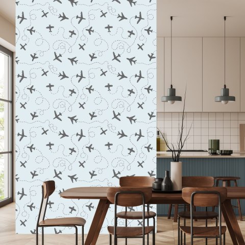 Tapeta Samoloty Ze Wzorkami