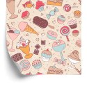 Tapeta Słodycze W Pastelowych Barwach