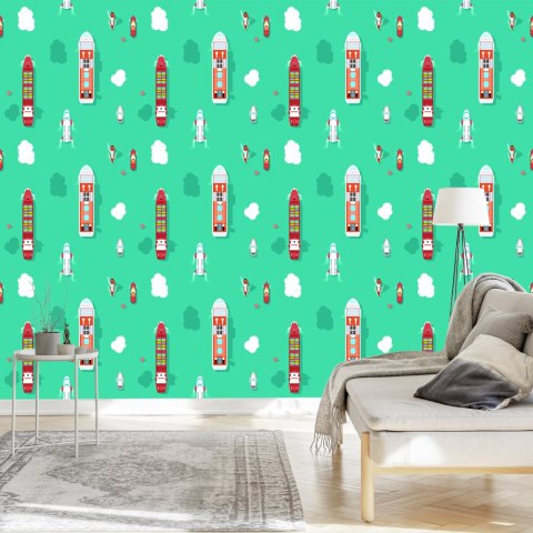 Tapeta Statki Z Lotu Ptaka