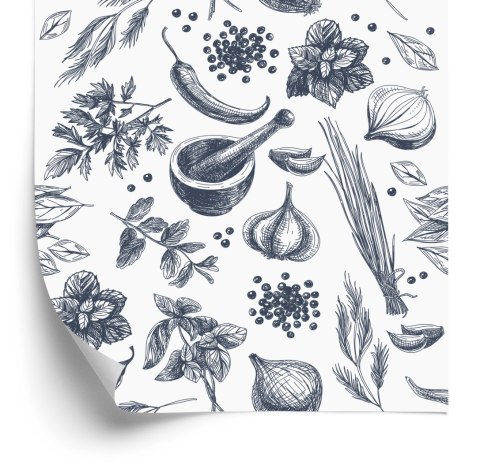 Tapeta Zioła Z Przyprawami