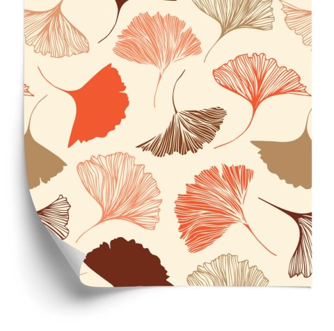 Tapeta Listki W Jesiennych Kolorach