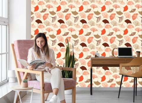 Tapeta Listki W Jesiennych Kolorach