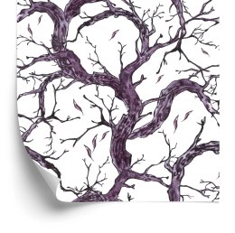 Tapeta Ręcznie Rysowane Gałęzie Drzew