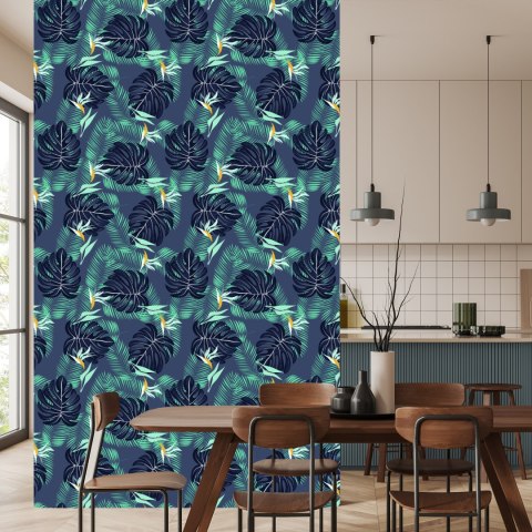 Tapeta Tropikalne Kwiaty I Liście