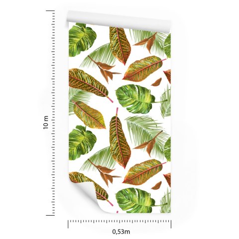 Tapeta Tropikalne Liście Palmy