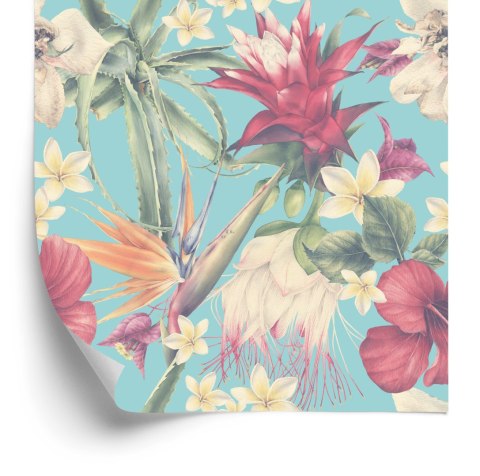 Tapeta Tropikalne Rośliny W Pastelach
