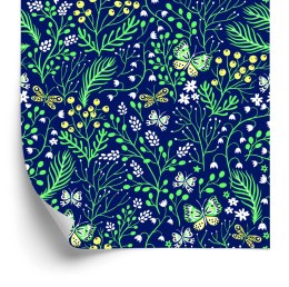 Tapeta Wiosenne Polne Rośliny Z Liśćmi