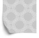 Tapeta Geometryczna Abstrakcja W Odcieniach Szarości