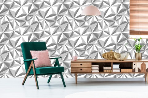 Tapeta Geometryczna - Efekt 3D