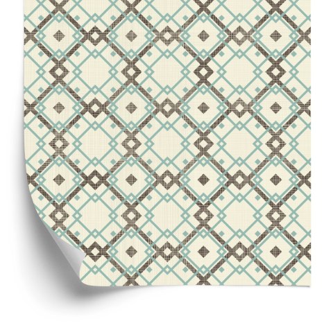 Tapeta Geometryczny Wzór W Stylu Retro