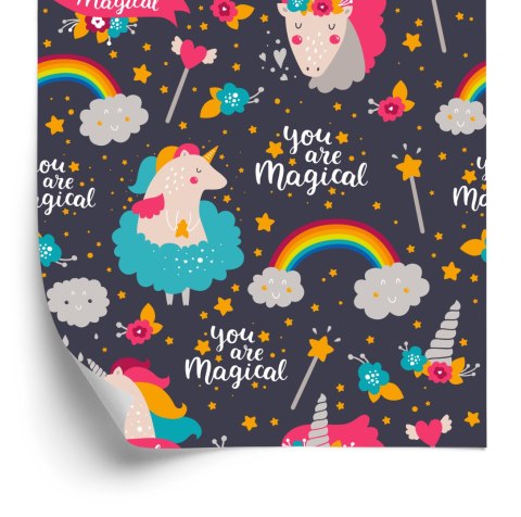 Tapeta Jednorożce Tęcza