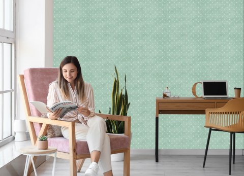 Tapeta Krople W Stylu Retro