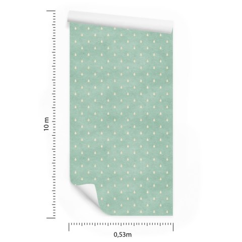 Tapeta Krople W Stylu Retro