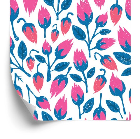 Tapeta Kwiaty W Stylu Retro