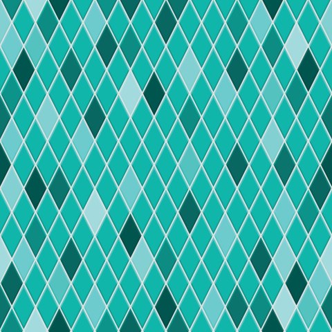 Tapeta Nowoczesne Turkusowe Romby