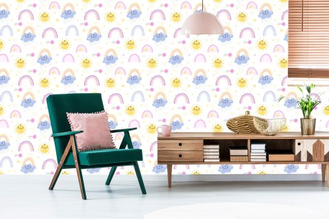 Tapeta Tęcza I Słońce