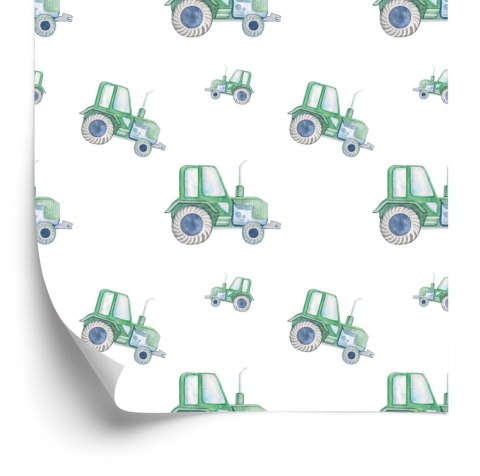 Tapeta Traktory Malowane Akwarelą