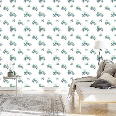 Tapeta Traktory Malowane Akwarelą