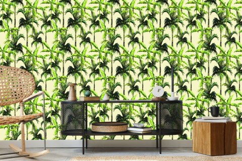 Tapeta Zieleń Palmy Liście Natura Przyroda Biuro