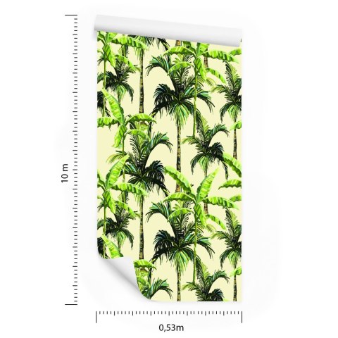 Tapeta Zieleń Palmy Liście Natura Przyroda Biuro