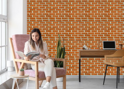 Tapeta Cegła Efekt 3D