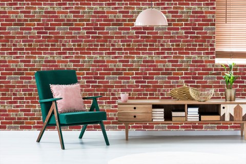 Tapeta Cegła-Mur 3D
