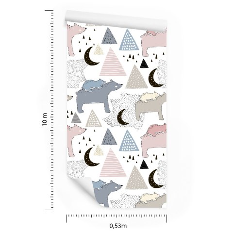 Tapeta Dla Dzieci - Misie W Górach