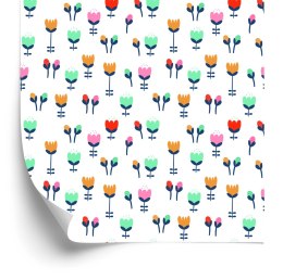 Tapeta Dla Dzieci, Tulipany W Stylu Skandynawskim