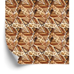 Tapeta Drewniana Abstrakcja