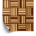 Tapeta Drewniana Mozaika