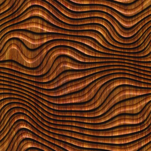 Tapeta Drewniana Wzór 3D