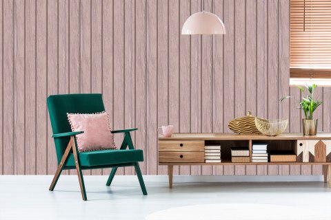 Tapeta Drewniane Deski W Pastelowych Barwach