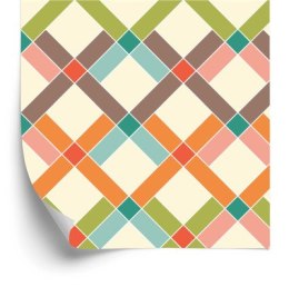 Tapeta Geometryczna - Kolorowe Romby