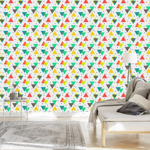 Tapeta Geometryczna - Kolorowe