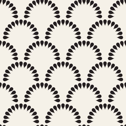 Tapeta Geometryczne Kwiaty