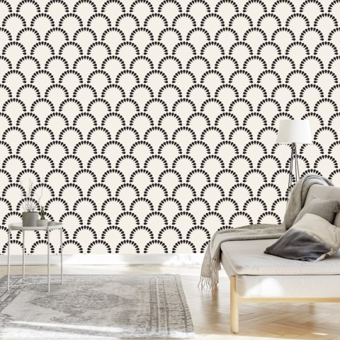 Tapeta Geometryczne Kwiaty