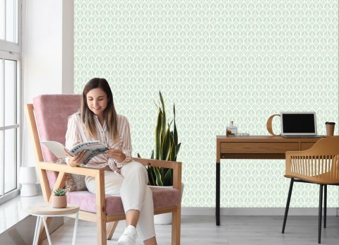 Tapeta Geometryczne Liście