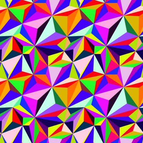 Tapeta Kolorowe Wzory Geometryczne