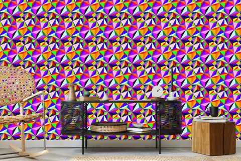 Tapeta Kolorowe Wzory Geometryczne