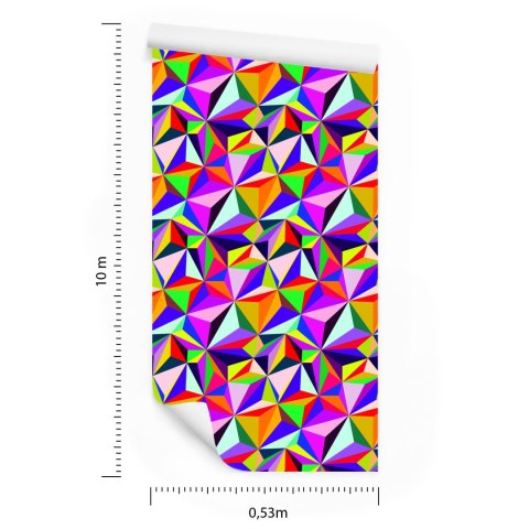 Tapeta Kolorowe Wzory Geometryczne