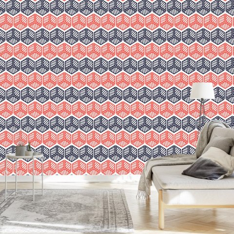 Tapeta Kolorowe Wzory Geometryczne